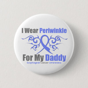Esophageal Cancer Periwinkle Ribbon Dad Ronde Button 5,7 Cm