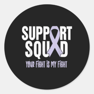 Esophageal Cancer Support Squad Esophageal Cancer Ronde Sticker