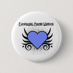 Esophageal Cancer Warrior Ronde Button 5,7 Cm
