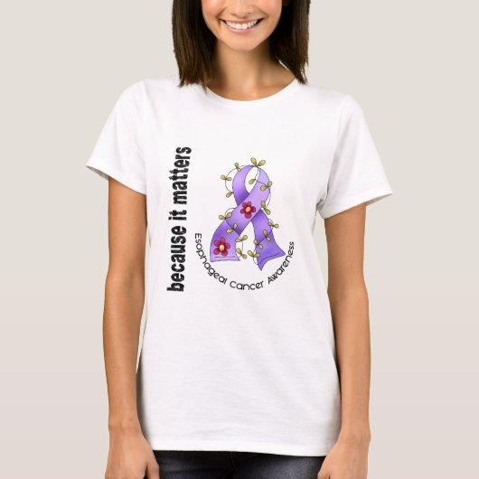 Esophageal-kankergezwel 3 t-shirt (Voorkant)