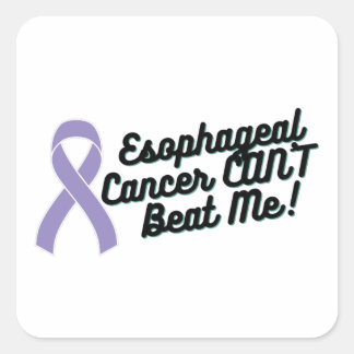 Esophageale kanker kan me niet kwaad vierkante sticker