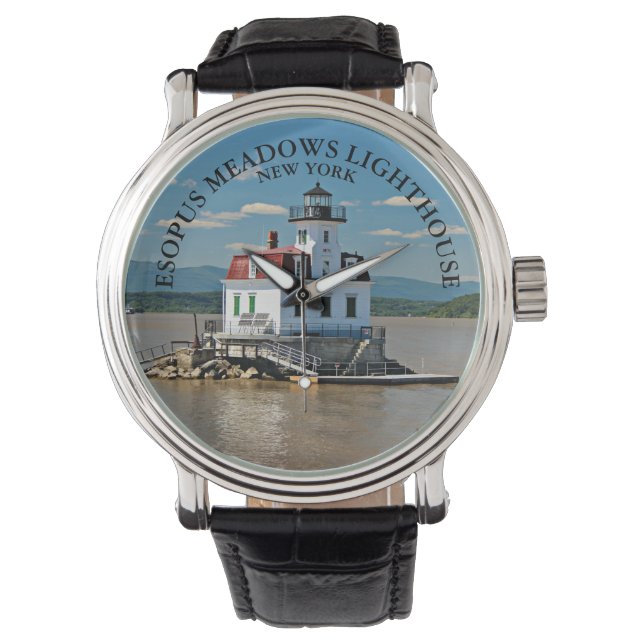 Esopus Meadows Lighthouse, New York eWatch Watch Horloge (Voorkant)