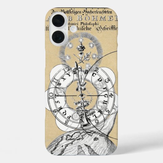 Esoteric Alphabet of Jacob Boehme Case-Mate iPhone Case (Achterkant)