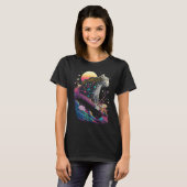 Esoteric Leopard Crystals Cute Illustration  3 T-shirt (Voorkant volledig)