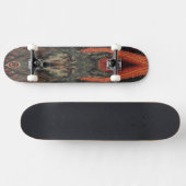 Esoteric Spirit Wolf | Mystical Totem Geometric Skateboard (Horizontaal)
