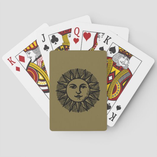 Esoteric Sun Pokerkaarten (Achterkant)