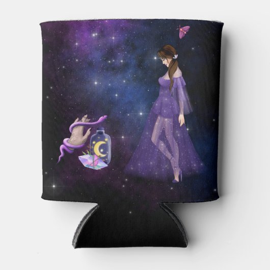 Esoteric Witchcraft Magick Paars Gift for Witch Blikjeskoeler (Voorkant)