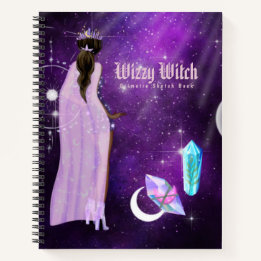 Esoteric Witchcraft Schetsboek Grimoire Paarse Notitieboek