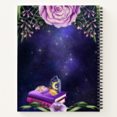 Esotérique Cahier de bord Grimoire violet (Dos)