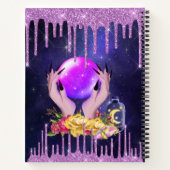 Esotérique Cahier de bord Grimoire violet (Dos)