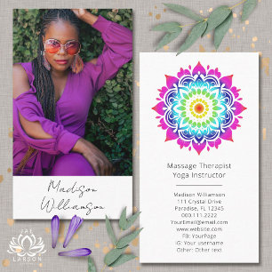 Esoterische Mandala Holistische Metafysische Boho Visitekaartje