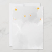 Espace 1 an Anniversaire Fête Invitation (Dos)