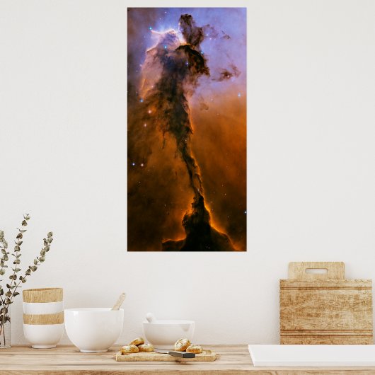 Espace, Aigle Nebula Poster (Cuisine)