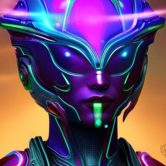 Espace Alien Futuriste Belle couleur T-shirt