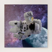 Espace, Astronaut, Coffee Lover Puzzle (Horizontal)