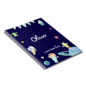 Espace astronaute enfants carnet personnalisé (Côté Droit)