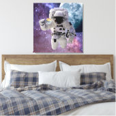Espace, astronaute, toile de l'amateur de café Imp (Insitu(Chambre))