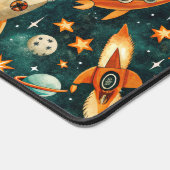 Espace atomique milieu du siècle Orange sarcelle P (Coin)