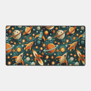 Espace atomique milieu du siècle Orange sarcelle P