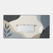 Espace de travail botanique minimal sur ardoise (Clavier et souris)