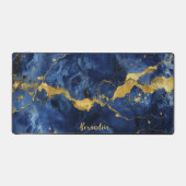 Espace de travail personnalisé en marbre bleu et o (Recto)