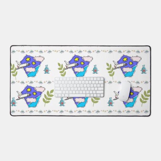 Espace des Aliens de Mat de bureau (Clavier et souris)