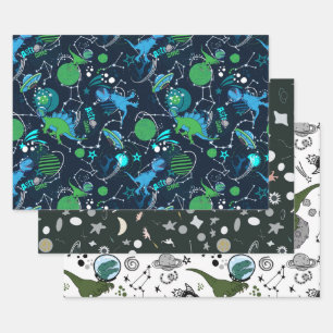 Espace Dinos Enveloppement Feuille plate Ensemble