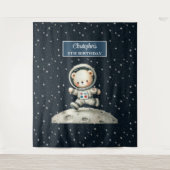 Espace Explorer Ours Anniversaire Fête Tapisserie  (Devant)