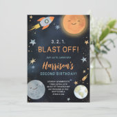 Espace Extérieur Galaxie Planètes Invitation d'ann (Debout devant)