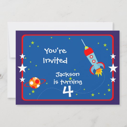 Espace Extra-Atmosphère 1 Invitation à une fête d' (Devant)