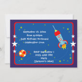 Espace Extra-Atmosphère 1 Invitation à une fête d' (Dos)