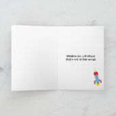 Espace extra-atmosphérique 1 Carte d'anniversaire (Intérieur)