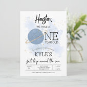 Espace extra-atmosphérique Anniversaire Invitation (Debout devant)