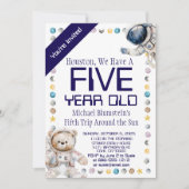 Espace extra-atmosphérique Anniversaire Invitation (Devant)