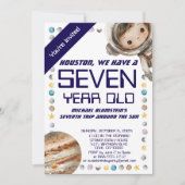 Espace extra-atmosphérique Anniversaire Invitation (Devant)