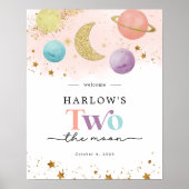 Espace extra-atmosphérique Deux la Lune 2e Affiche (Devant)