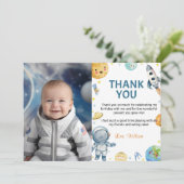 Espace extra-atmosphérique Galaxie Carte de remerc (Debout devant)