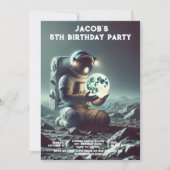 Espace extra-atmosphérique Invitations de fête d'a (Devant)