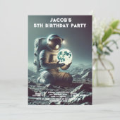 Espace extra-atmosphérique Invitations de fête d'a (Debout devant)