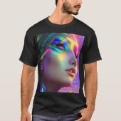 Espace Futuriste Belle couleur T-shirt (Devant)