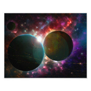 Espace / Galaxie Concept Art Imprimer / Poster