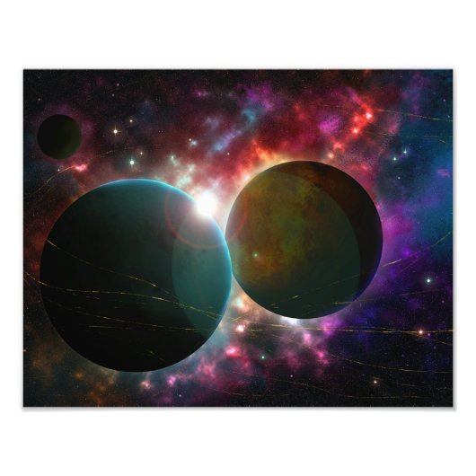 Espace / Galaxie Concept Art Imprimer / Poster (Devant)