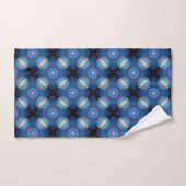 Espace Géométrique Bleu (Serviette à main)