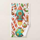 espace pain d'épices de Noël (Serviette à main)