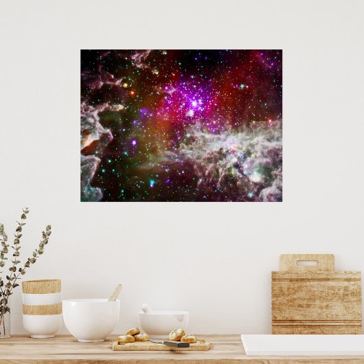 Espace - Poster Pacman Nebula (Cuisine)