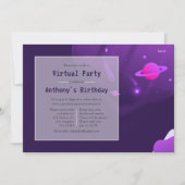 Espace Réalité virtuelle Invitation de fête d'anni (Devant)