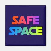 ESPACE SÛR – Aimant Arc-en-ciel Gras (Devant)