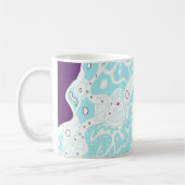 Espace Turquoise, Mug Art Abstrait (Gauche)