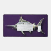 Espadon en origami en argent (Clavier et souris)