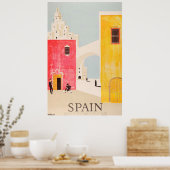 Espagne affiche de voyage vintage (Cuisine)